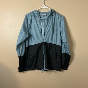 Columbia Blue Windbreaker Jacket